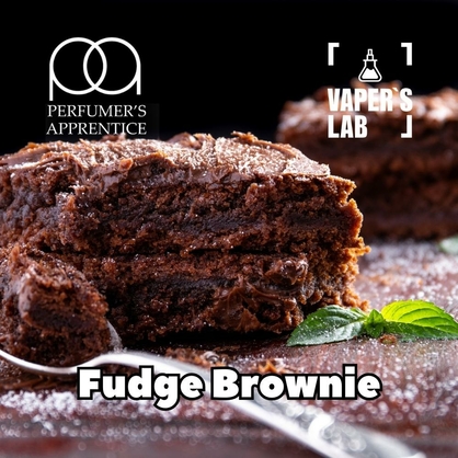 Фото, Видео, ароматизатор для самозамеса TPA "Fudge Brownie" (Шоколадный пирог с карамелью) 