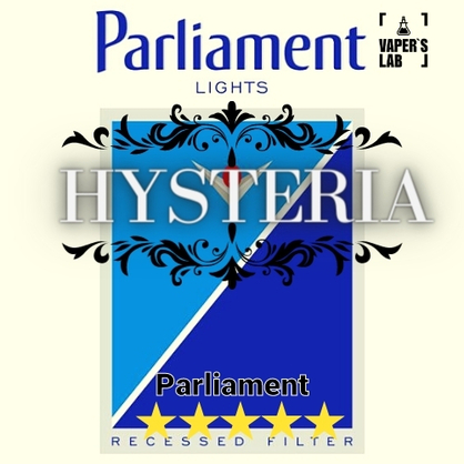 Фото заправки для электронных сигарет hysteria parlament 60 ml