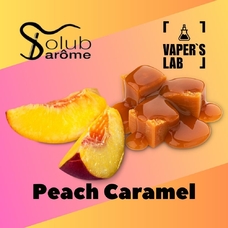 Купити ароматизатор для самозамісу Solub Arome "Peach Caramel" (Персик з карамеллю)