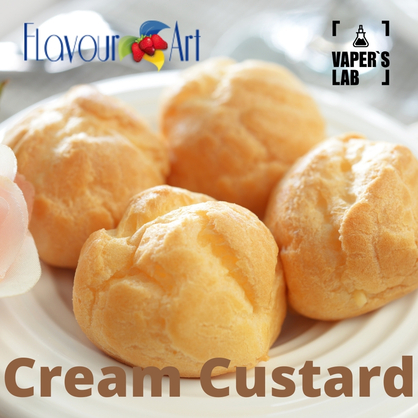 Фото на Аромку для вейпа FlavourArt Cream Custard Заварной крем