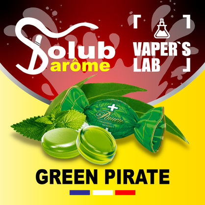 Фото, Видео, ароматизатор для самозамеса Solub Arome "Green pirate" (Мятные конфеты) 