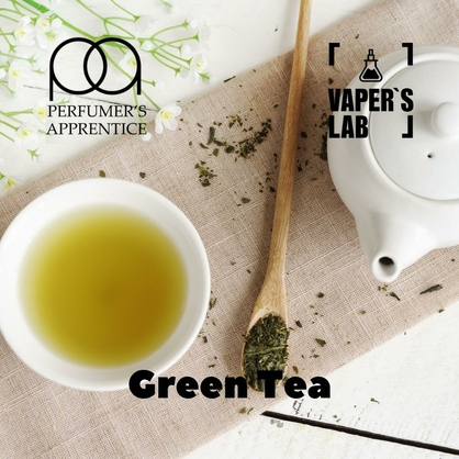 Фото, Видео, Ароматизаторы для солевого никотина   TPA "Green tea" (Зеленый чай) 