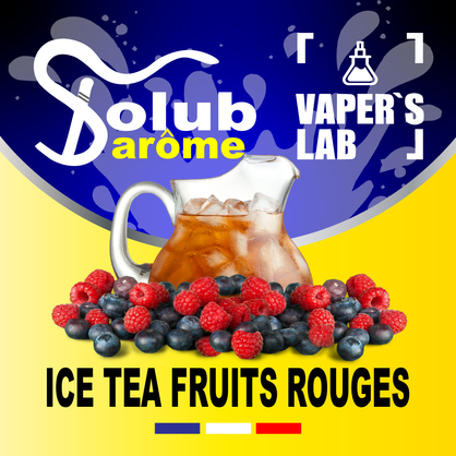 Фото, Видео, Ароматизатор для вейпа Solub Arome "Ice-T fruits rouges" (Ягодный чай) 