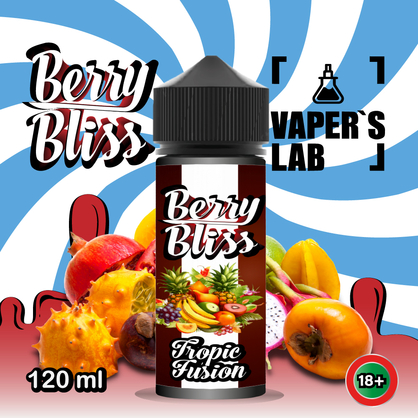 Фото рідини для вейпа berry bliss tropic fusion 120 мл (тропічні фрукти)