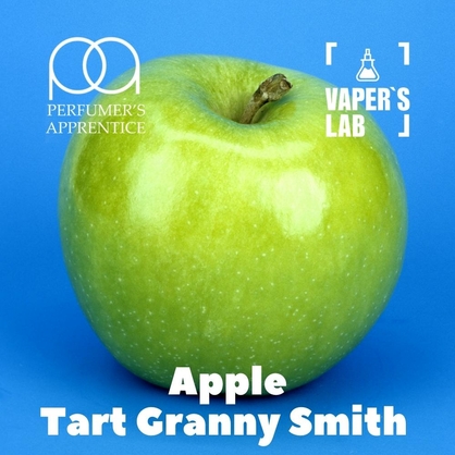 Фото, Видео, Премиум ароматизаторы для электронных сигарет TPA "Apple (Tart Granny Smith)" (Зеленое яблоко) 