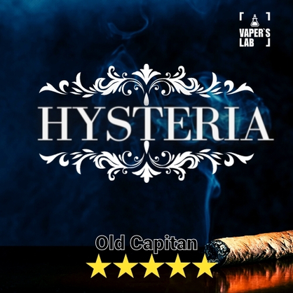 Фото, Видео на заправки для вейпа Hysteria Old Captain 30 ml