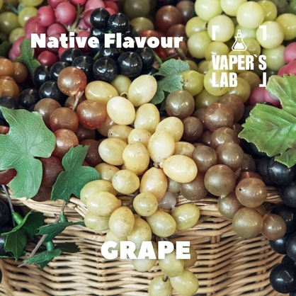 Фото, Відеоогляди на Компоненти для рідин Native Flavour "Grape" 30мл 