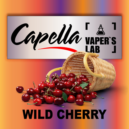 Фото на Ароматизатор Capella Wild Cherry with Stevia Дика Вишня