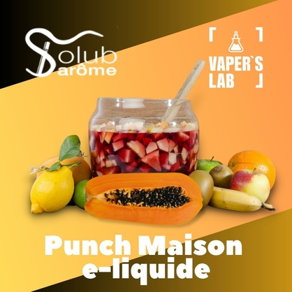 Фото, Відеоогляди на ароматизатор для самозамісу Solub Arome "Punch Maison e-liquide" (Екзотичний пунш) 