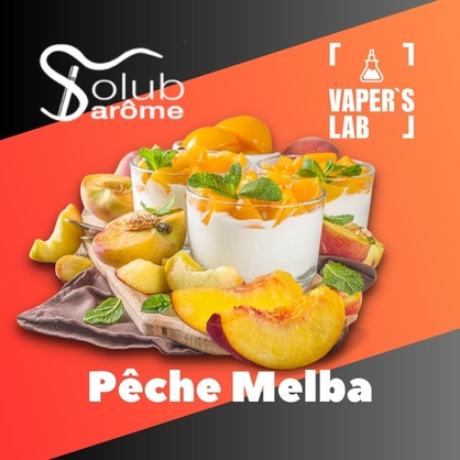 Фото, Відеоогляди на Компоненти для рідин Solub Arome "Pêche Melba" (Персиковий десерт) 