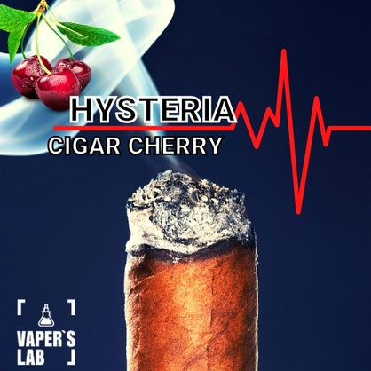 Фото, Видео на Заправки для вейпа Hysteria Cigar Cherry 30 ml