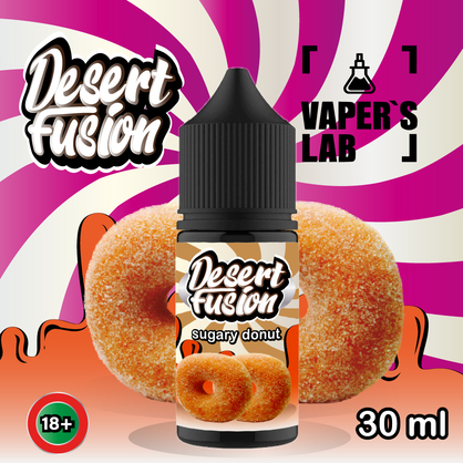 Фото жидкость для пода dessert fusion salt sugary donut 30 ml