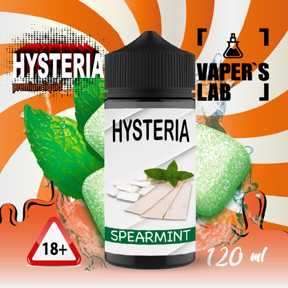 Фото жижа для вейпа без никотина купить hysteria spearmint 100 ml