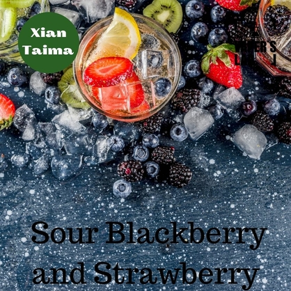 Фото, Видео, Ароматизатор для вейпа Xi'an Taima "Sour Blackberry and Strawberry" (Кислая ежевика и клубника) 