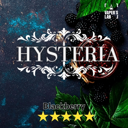 Фото заправка для вейпа з нікотином hysteria blackberry 30 ml