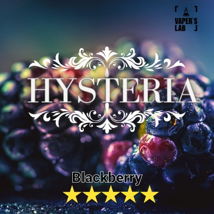 Фото купить заправку для вейпа без никотина hysteria blackberry 60 ml