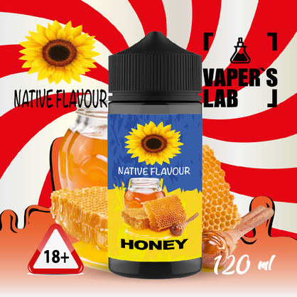 Фото жидкость для вейпа native flavour honey 120 ml
