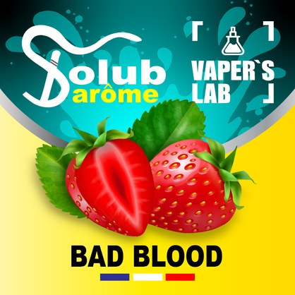 Фото, Відеоогляди на Ароматизатор для самозамісу Solub Arome "Bad blood" (Полунична цукерка) 