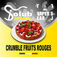 Ароматизатори для вейпа Solub Arome Crumble Fruits rouges Малино-ягідний пиріг