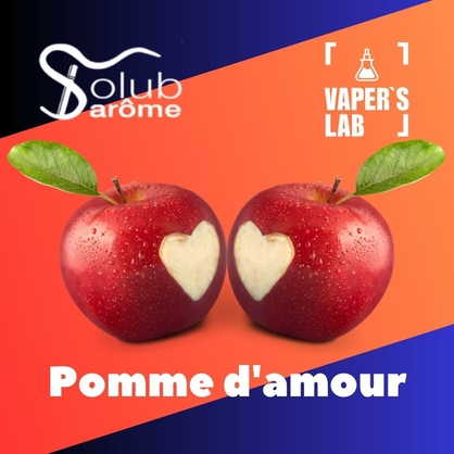 Фото, Видео, Ароматизаторы для вейпа купить украина Solub Arome "Pomme d\'amour" (Райское яблоко) 