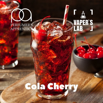 Фото, Видео, Ароматизатор для жижи TPA "Cola Cherry" (Вишневая кола) 