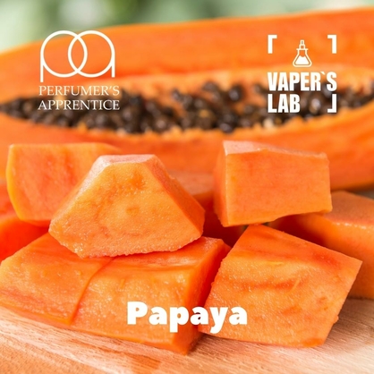Фото, Видео, ароматизатор для самозамеса TPA "Papaya" (Папайя) 