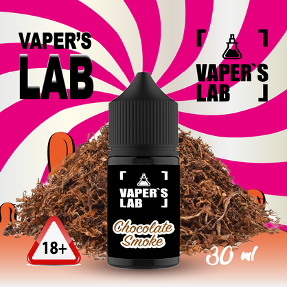 Фото, Відеоогляди Рідина Salt Vaper's LAB Salt Chocolate smoke 30 ml