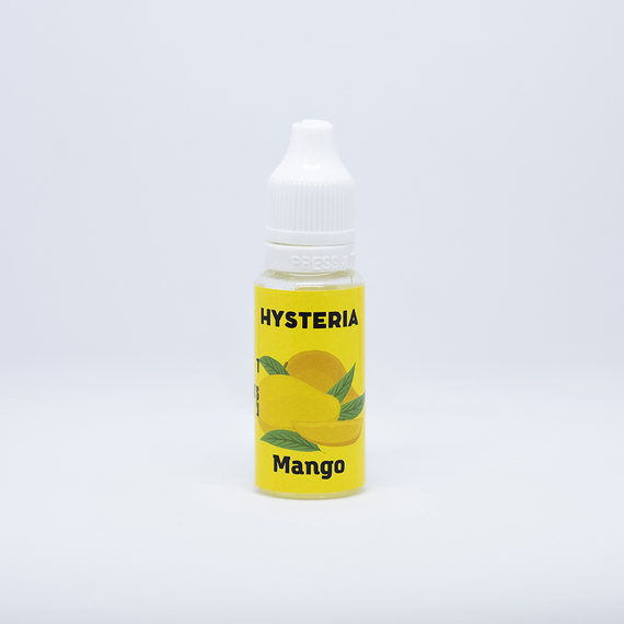 Відгуки на заправки на сольовому нікотині Hysteria Salt "Mango" 15 ml 