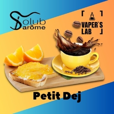 Купити ароматизатор для самозамісу Solub Arome "Petit dej" (Тост з апельсиновим джемом та кавою)