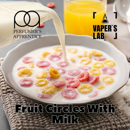 Фото, Відеоогляди на Кращі смаки для самозамісу TPA "Fruit Circles With Milk" (Фруктові кільця в молоці) 