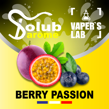 Фото, Відеоогляди на Ароматизатори для рідин Solub Arome "Berry Passion" (Чорниця та маракуйя) 