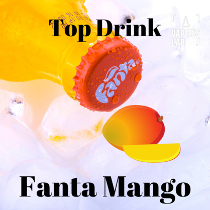 Фото, Видео на жидкость для подов Top Drink SALT "Fanta Mango"15 ml