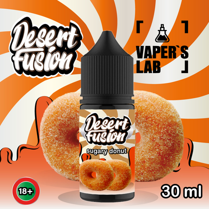 Фото сольова жижа top dessert fusion salt sugary donut 30 ml