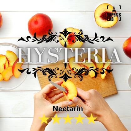 Фото купити заправку для електронної сигарети hysteria nectarine 30 ml