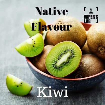 Фото, Видео на жидкость для вейпа Native Flavour Kiwi 100 ml