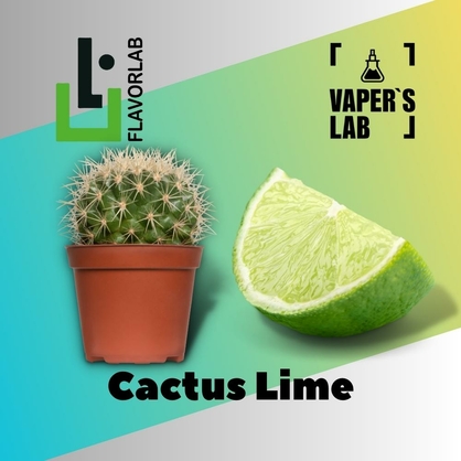 Фото, Відеоогляди на Аромки для вейпа Flavor Lab Cactus Lime 10 мл