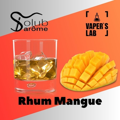 Фото, Видео, Премиум ароматизатор для электронных сигарет Solub Arome "Rhum Mangue" (Ром с манго) 