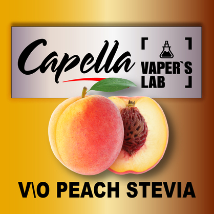 Фото на Aroma Capella Peach w_o Stevia Персик без стевії