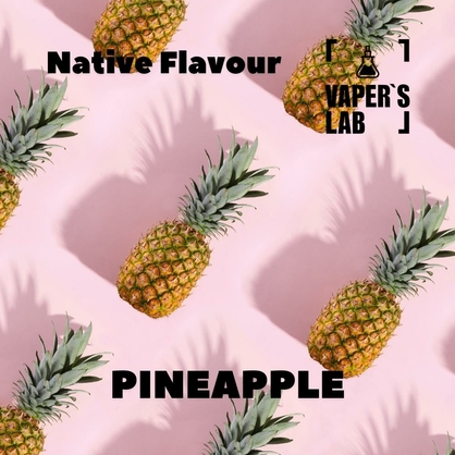 Фото, Відеоогляди на ароматизатор для самозамісу Native Flavour "Pineapple" 30мл 