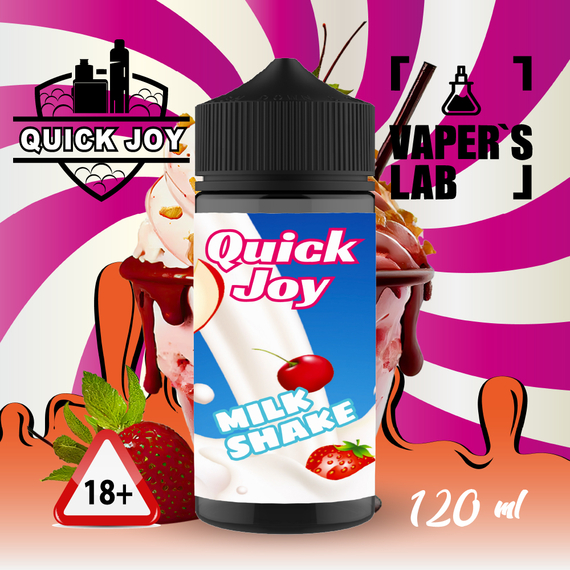 Відгуки на Заправки для вейпа Quick Joy Milk shake 120ml