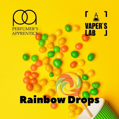 Фото, Видео, Основы и аромки TPA "Rainbow Drops" (Кисло-сладкое драже) 