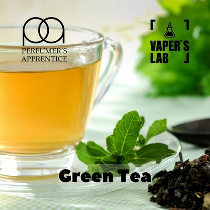 Фото, Видео, Ароматизаторы для солевого никотина   TPA "Green tea" (Зеленый чай) 