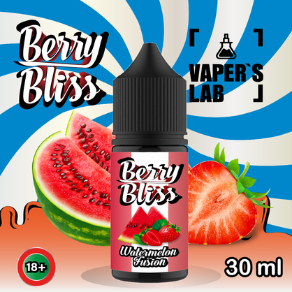 Фото сольова жижа top berry bliss watermelon fusion 30 мл