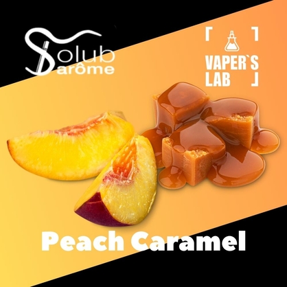 Фото, Відеоогляди на Ароматизатори для самозамісу Solub Arome "Peach Caramel" (Персик з карамеллю) 