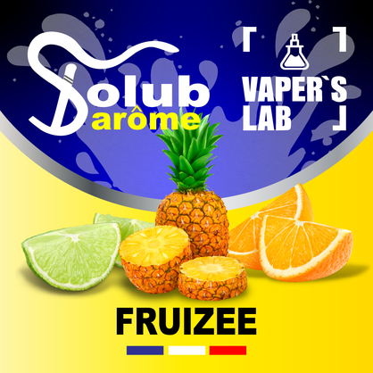 Фото, Видео, Ароматизатор для жижи Solub Arome "Fruizee" (Цитрусовый микс) 