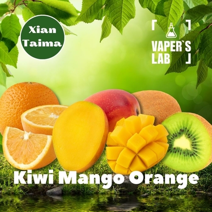 Фото, Видео, Аромки для самозамеса Xi'an Taima "Kiwi Mango Orange" (Киви манго апельсин) 