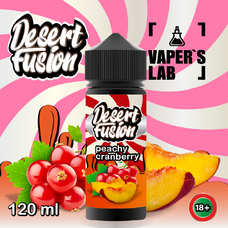 Dessert Fusion 120 мл Peachy Cranberry