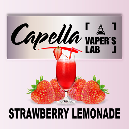 Фото на Aroma Capella Strawberry Lemonade Полуничний лимонад