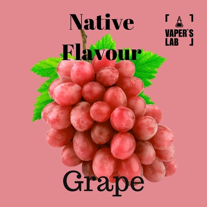 Фото, Відео на жижи для вейпа Native Flavour Grape 100 ml