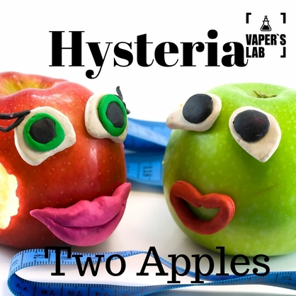 Фото, Відео на заправки для вейпа Hysteria Two Apples 100 ml